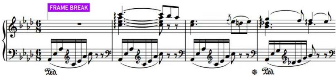 STEINBERG Dorico Elements 4 - Sauts de cadres - 1