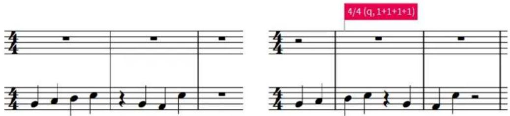 STEINBERG Dorico Elements 4 - Scinder des mesures en créant de nouvelles barres de mesures - 1