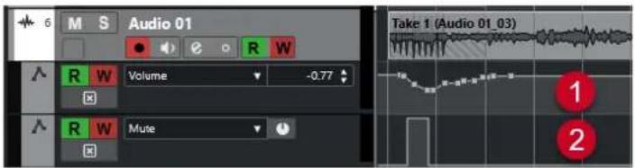 STEINBERG Cubase Artist 13 - Courbes d'automatisation - 1