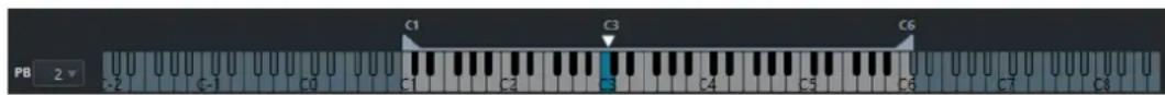 STEINBERG Cubase Artist 13 - Section du clavier - 1
