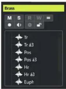 STEINBERG Cubase Artist 13 - Inspecteur des pistes Répertoire - 1