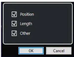 STEINBERG Cubase Artist 13 - Boîte de dialogue Attributs verrouillés - 1