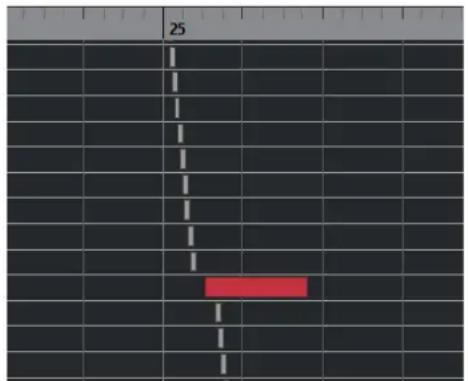 STEINBERG Cubase Artist 13 - Affichage des événements de l'Éditeur en liste - 1