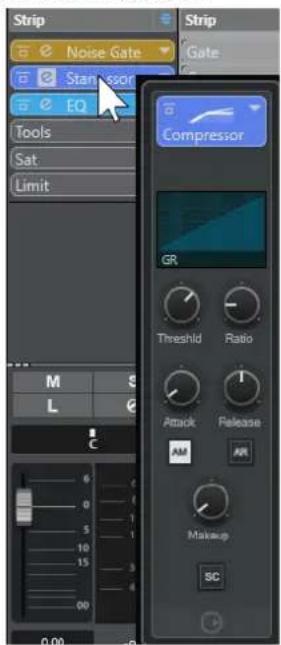 STEINBERG Cubase Artist 13 - Options d'affichage des modules Strip - 1