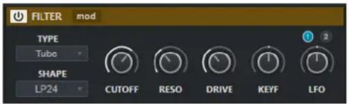 STEINBERG Cubase Artist 13 - Section Filter - 1