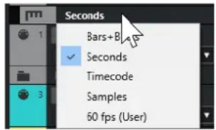 STEINBERG Cubase Artist 13 - Commandes de la piste Règle - 1