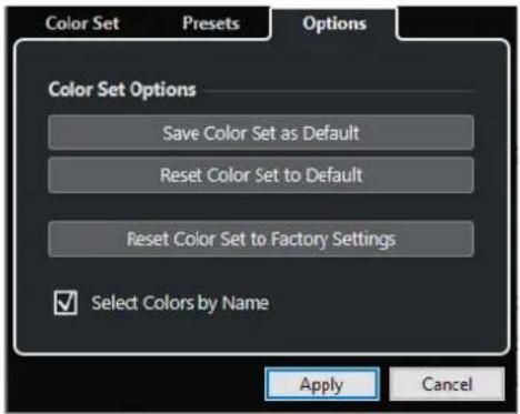 STEINBERG Cubase Artist 13 - Onglet Options - 1