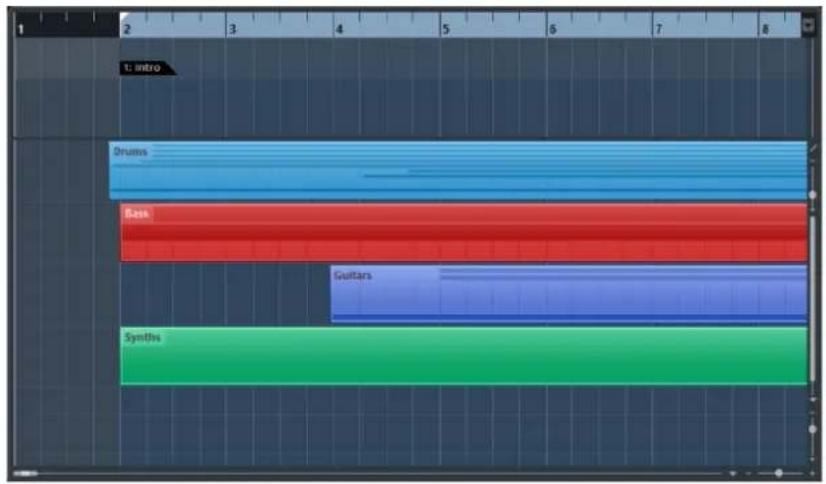 STEINBERG Cubase Artist 13 - Affichage des événements - 1