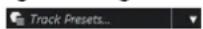 STEINBERG Cubase Artist 13 - Charger/Enregistrer/Recharger préréglage de piste - 1