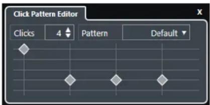 STEINBERG Cubase Artist 13 - Patterns de clic - 1