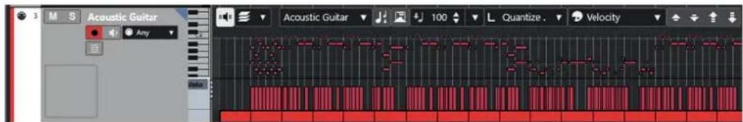 STEINBERG Cubase Artist 13 - Barre d'outils de l'Éditeur sur place - 1