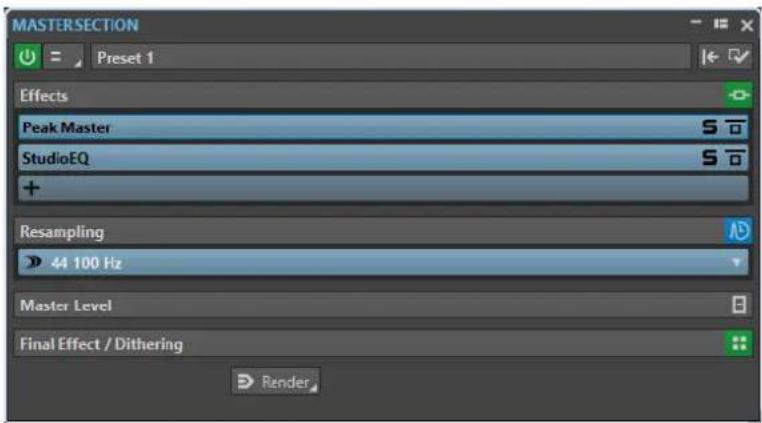 STEINBERG WaveLab Elements 11 - Taux d'échantillonnage du pilote audio - 1