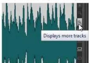 STEINBERG WaveLab Elements 11 - Afficher plus ou moins de pistes dans les montages audio - 1