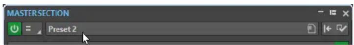 MASTERSECTION Preset 2
