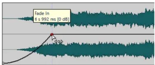 STEINBERG WaveLab Elements 11 - Créer des fondus dans des clips - 1