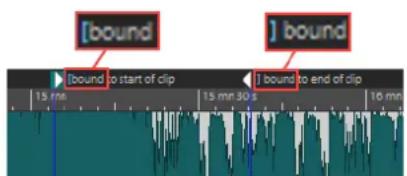 STEINBERG WaveLab Elements 11 - Liaison de clips au montage audio - 1