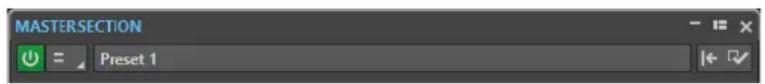 MASTERSECTION Preset 1