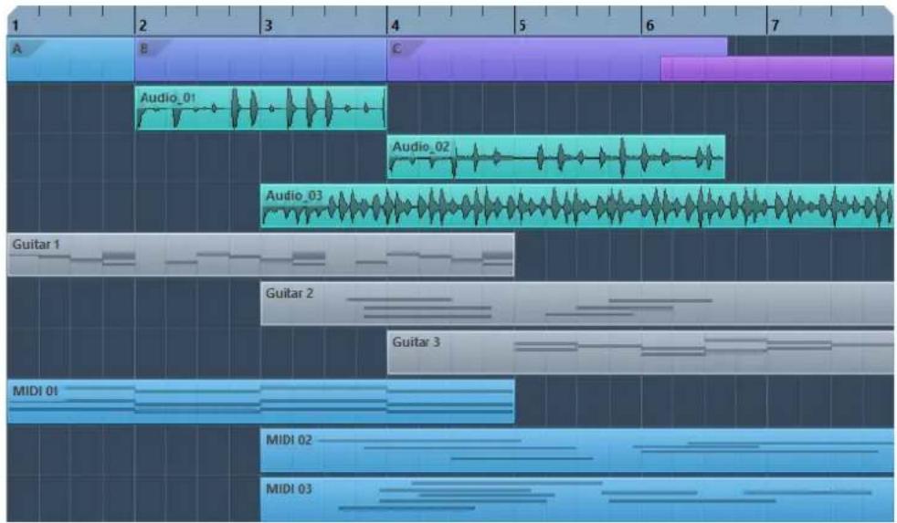 STEINBERG Cubase LE 10.5 - Affichage d'événements - 1