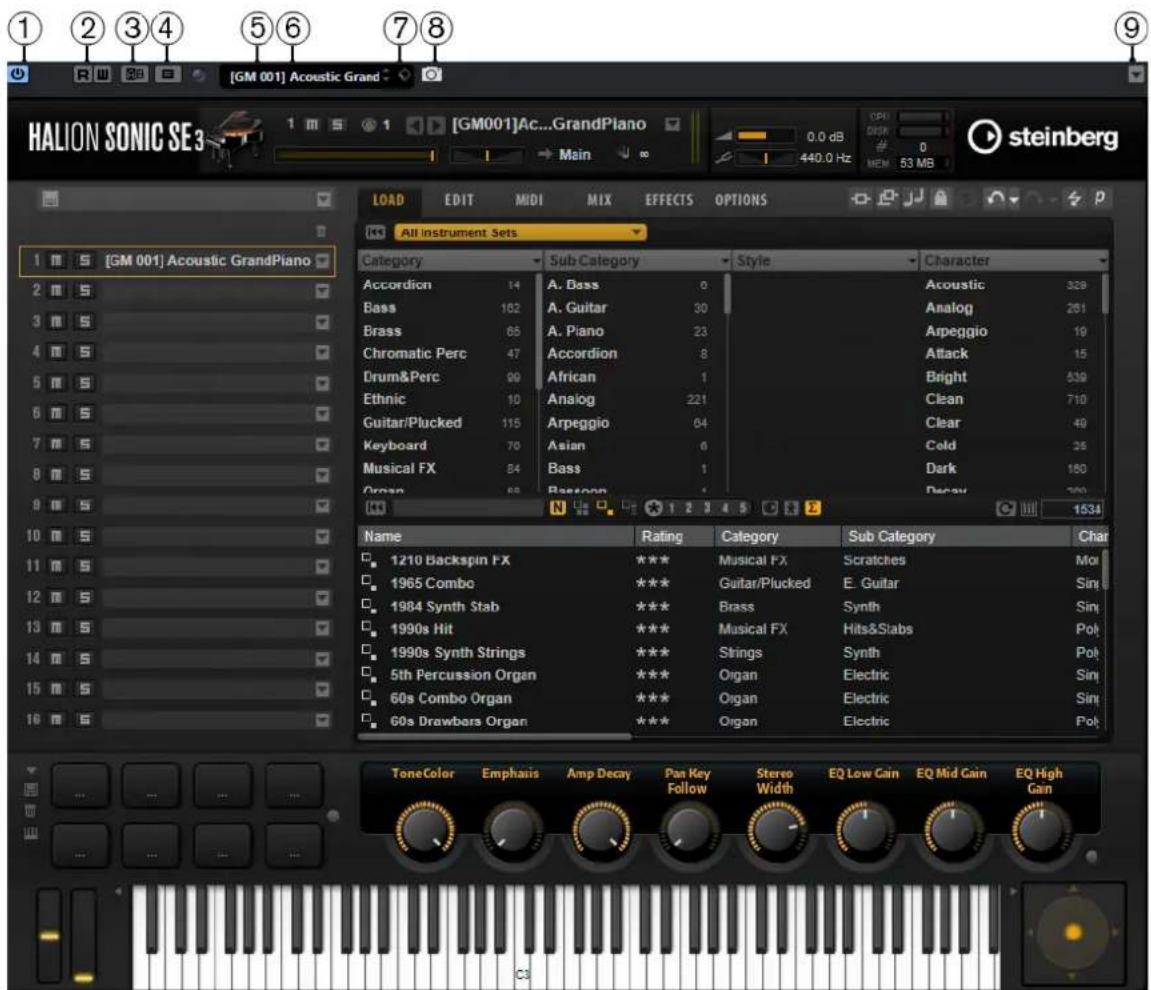 STEINBERG Cubase LE 10.5 - Interfaces des instruments VST - 1