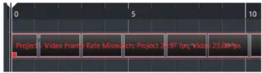 STEINBERG Cubase LE 10.5 - Adopter la fréquence d'images du projet - 1