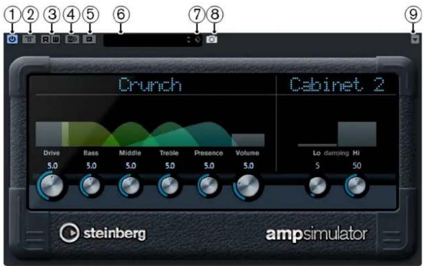 STEINBERG Cubase LE 10.5 - Interfaces des effets - 1