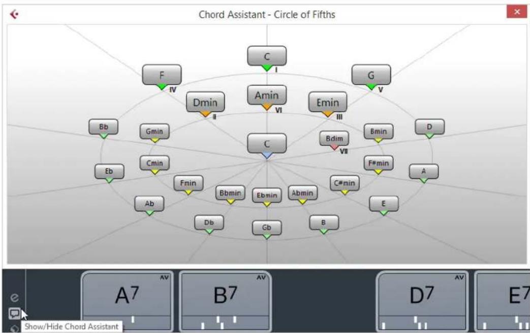 STEINBERG Cubase LE 10.5 - Chord Assistant - 1
