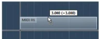 STEINBERG Cubase LE 10.5 - Curseur réticule - 1