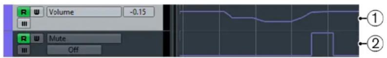 STEINBERG Cubase LE 10.5 - Courbes d'automatisation - 1