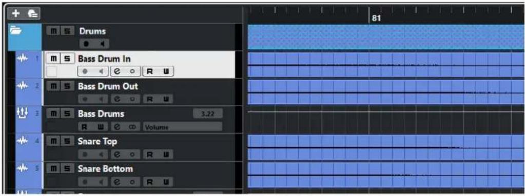 STEINBERG Cubase LE 10.5 - Zone de projet - 1
