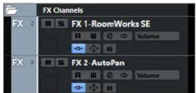STEINBERG Cubase LE 10.5 - Pistes de voie FX - 1