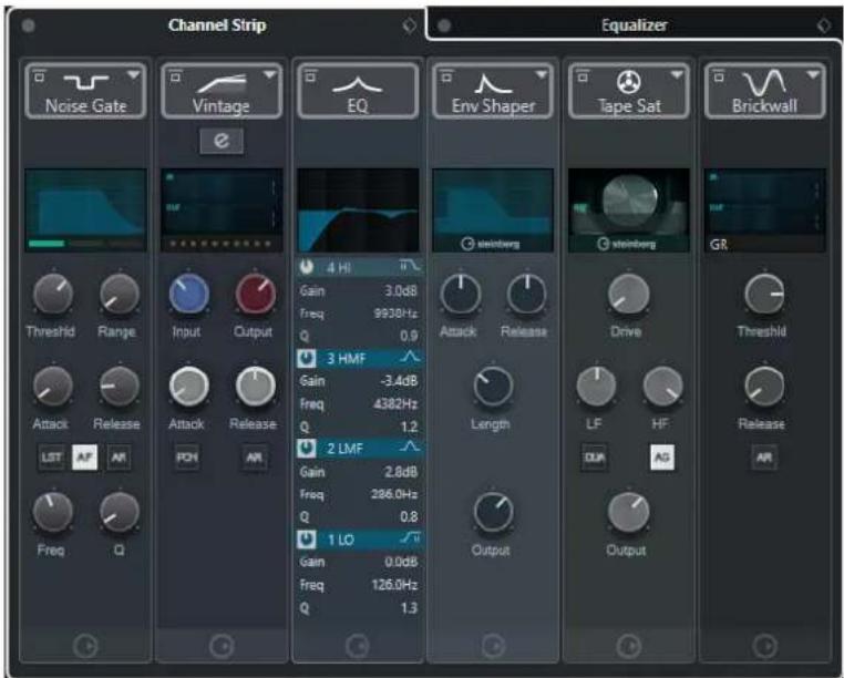STEINBERG Cubase LE 10.5 - Configurations de voie - Channel Strip - 1