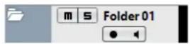STEINBERG Cubase LE 10.5 - Commandes des pistes Répertoire - 1