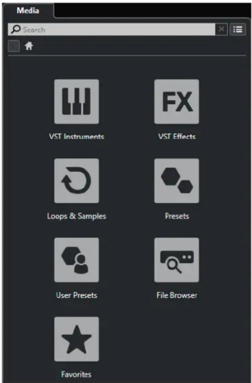 STEINBERG Cubase LE 10.5 - Page d'accueil - 1