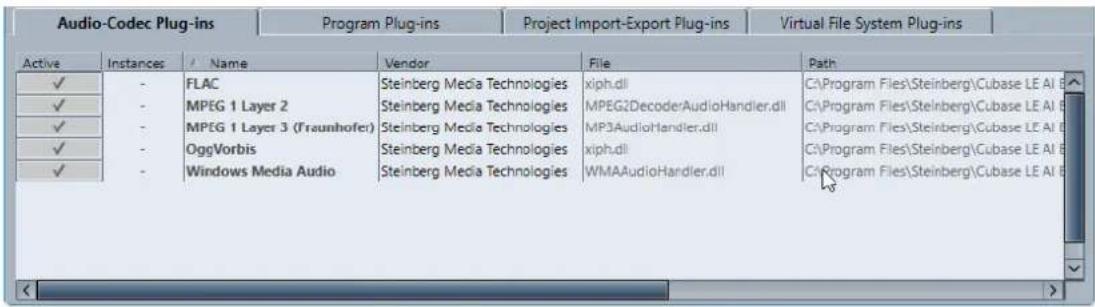 STEINBERG Cubase LE 10.5 - Fenêtre Informations sur les composants système - 1