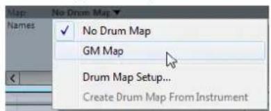 STEINBERG Cubase LE 10.5 - Paramètres des Drum Maps - 1