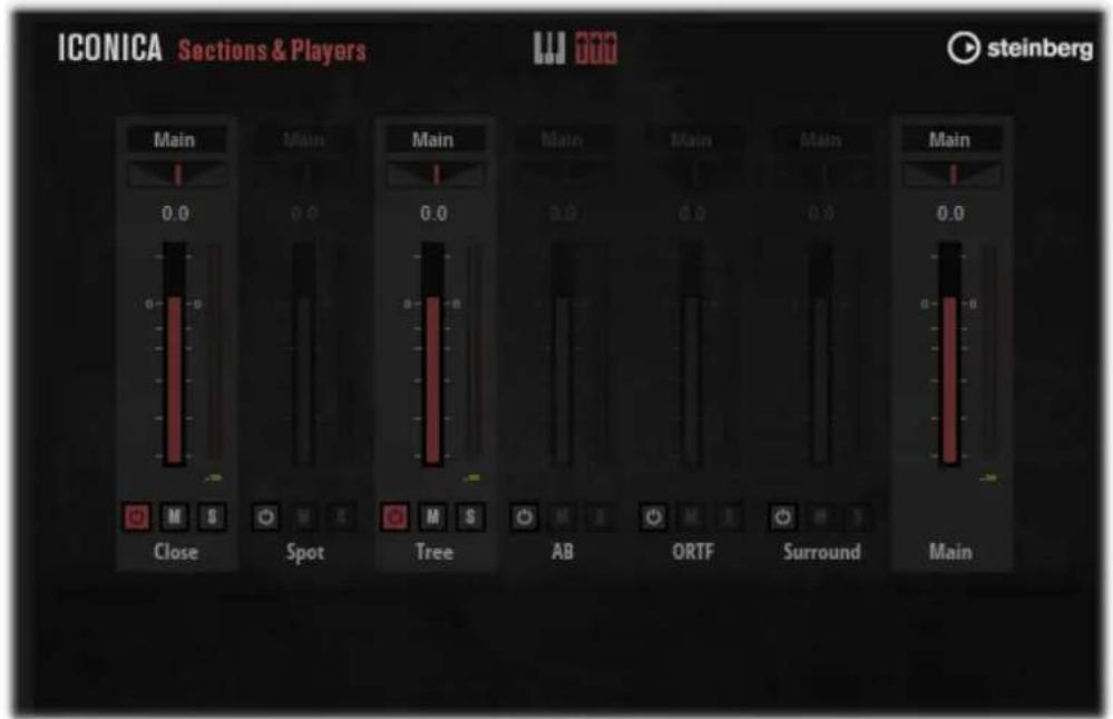 STEINBERG Iconica Sections & Players - Page Mixer - 1