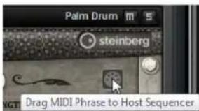 STEINBERG HALion Sonic 2 - Exporting MIDI phrases - 1