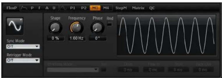STEINBERG HALion Sonic 2 - 「LFO (Low Frequency Oscillator)」サブページ - 2