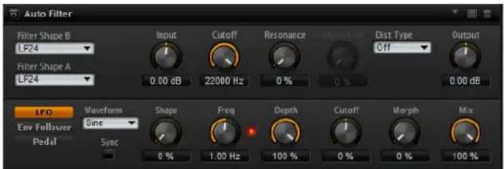 STEINBERG HALion Sonic 2 - Auto Filter - 1