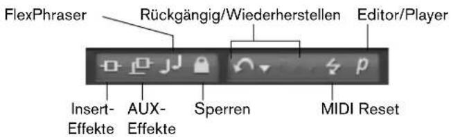 STEINBERG HALion Sonic 2 - Die Werkzeugzeilen - 1
