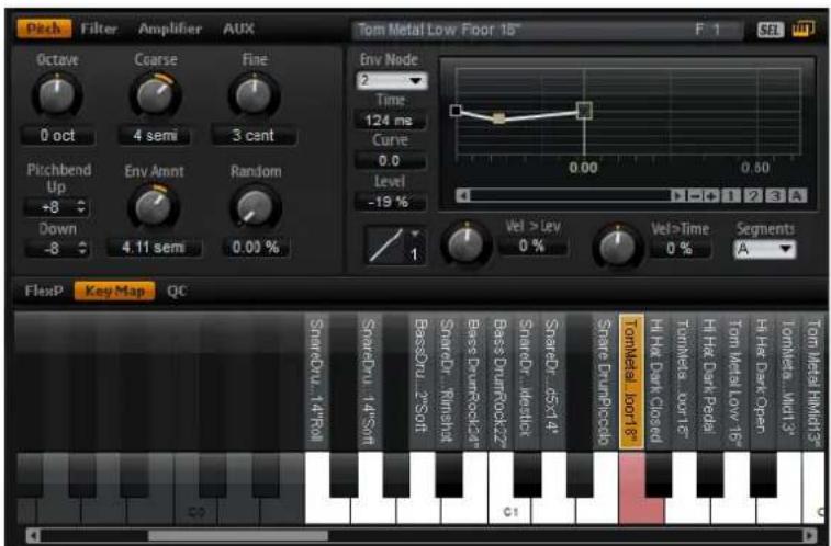 STEINBERG HALion Sonic 2 - La sous-page Pitch - 1