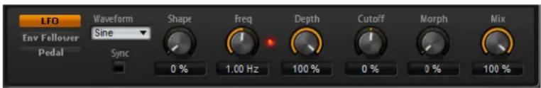 STEINBERG HALion Sonic 2 - La section LFO - 1
