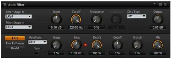 STEINBERG HALion Sonic 2 - Auto Filter - 1