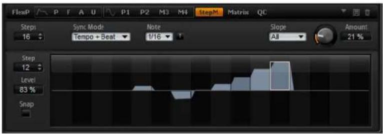 STEINBERG HALion Sonic 2 - La sous-page Step Modulator (StepM) - 1