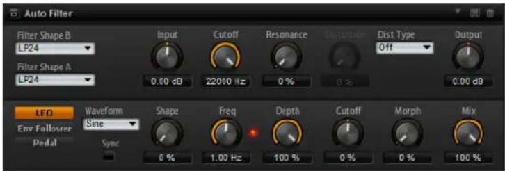 STEINBERG HALion Sonic 2 - Auto Filter - 1