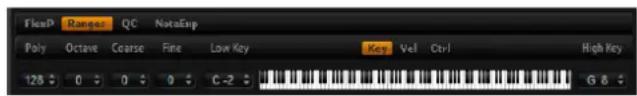 STEINBERG HALion Sonic 2 - La sous-page Ranges - 1