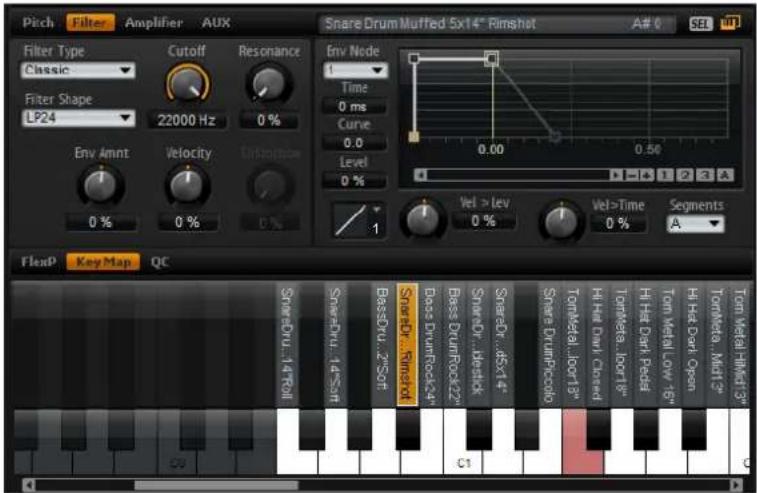 STEINBERG HALion Sonic 2 - The Filter Subpage - 1