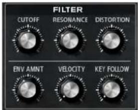 STEINBERG HALion Sonic 2 - 「FILTER」セクション - 1