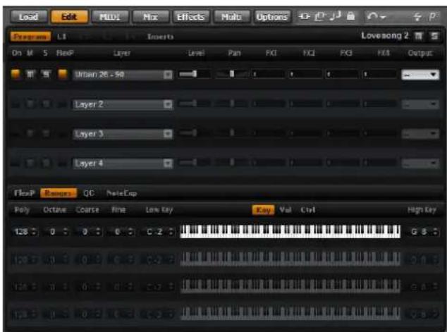 STEINBERG HALion Sonic 2 - Édition des programmes - 1