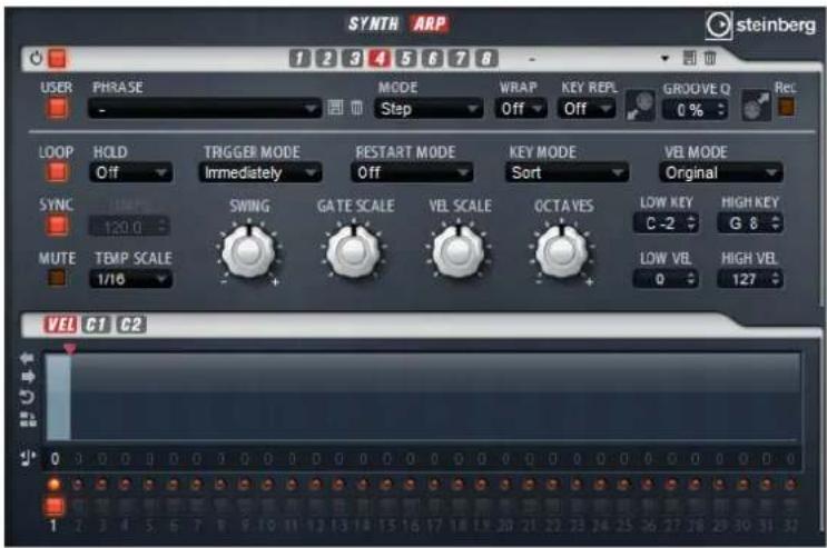 STEINBERG HALion Sonic 2 - La page Arp - 1